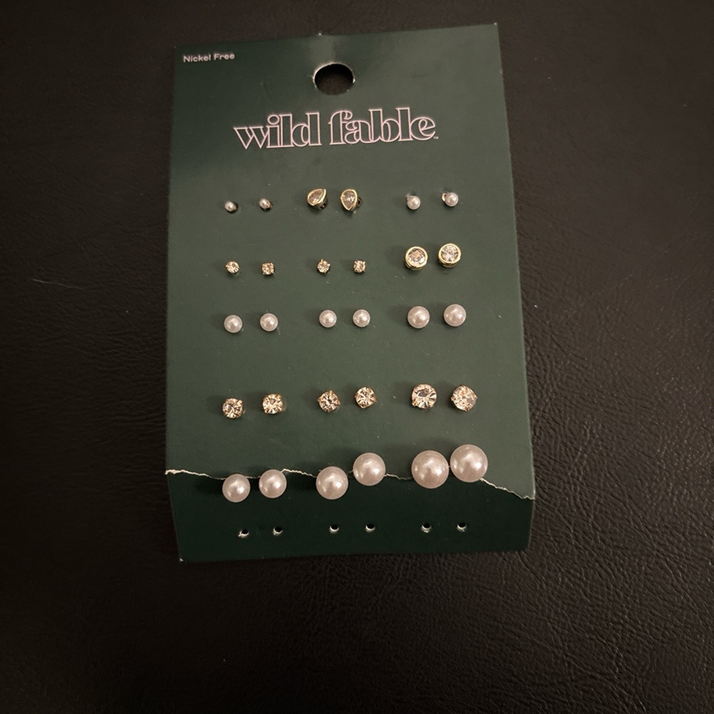 Wild Fable Gold and Pearl Earring Collection